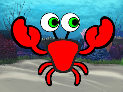 A character with silly eyes.