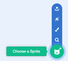 The 'Choose a Sprite' icon.